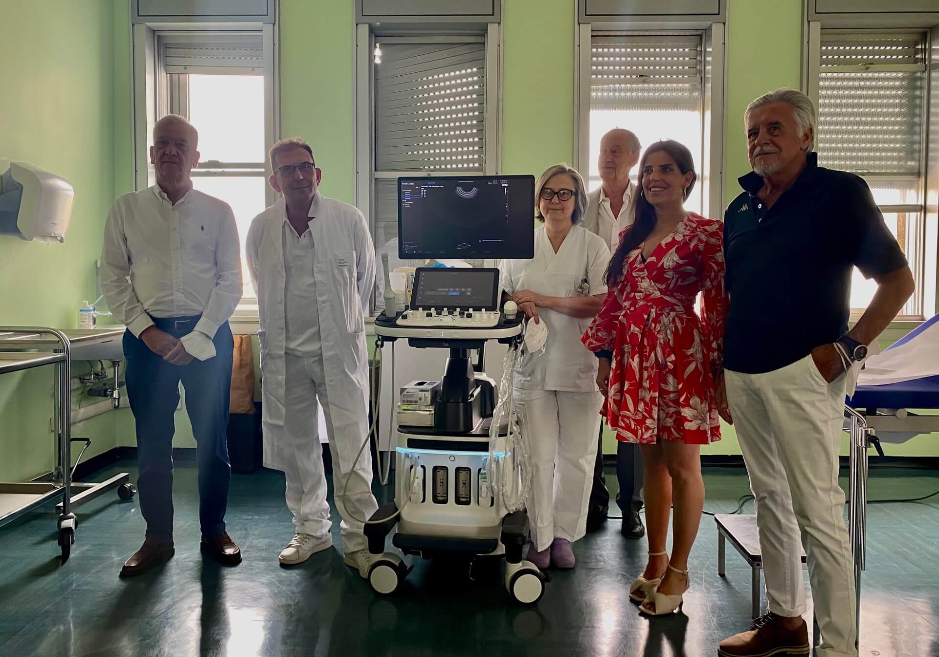 Abeo, DoppioFilo e Fondazione Comunità Mantovana fanno sinergia e donano un ecografo di fascia alta al reparto di ginecologia del Carlo Poma
