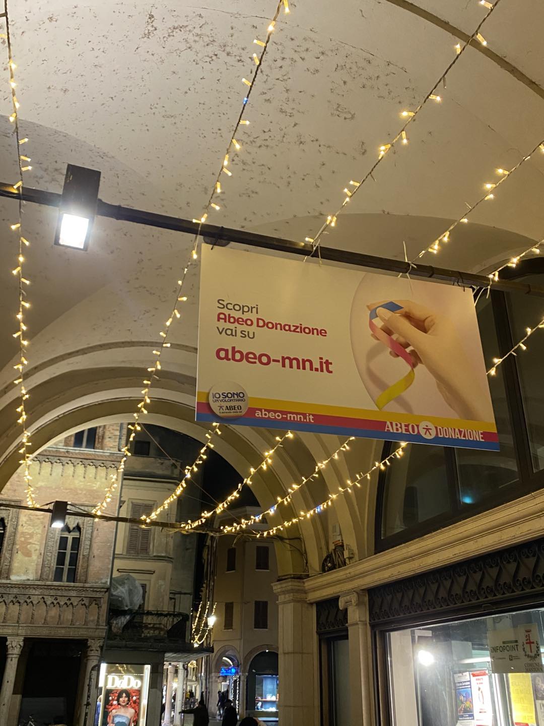 Abeo risponde all’appello di Fiagop ed espone in centro a Mantova il progetto AbeoDonazione